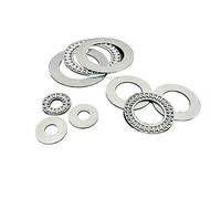 XMGKMN 5 set di cuscinetti a rullini assiali con due rondelle AXK0619+2AS, AXK0821+2AS, AXK1024+2AS, AXK1226+2AS, AXK1528+2AS 3 in 1 (dimensioni: AXK0821 2AS x5Sets)
