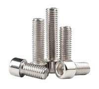 XMGKMN 50PC M3M4 304 in acciaio inox testa a bussola vite M3.5 testa a tazza senza zigrinatura* 6x8x14x18x25x50 (colore: M3 * 8)