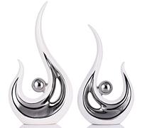 XMGZQ Centrotavola Ceramica,Scultura Moderna Design,Soprammobili in Ceramica,Statuette Decorative Casa,Centrotavola Moderno Design,Decorazioni Casa,Soprammobili Moderni,Statue Decorative Casa,Statua