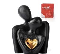 XMGZQ Regali di Coppia,Coppia di Innamorati Statua,Statua Decorativa da Interno per Coppie,Soprammobili Moderni per Casa - Scultura d'Amore,Regalo Anniversario Matrimonio Figure,Romantico Scultura
