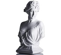 XMGZQ Statua decorativa di greca, busto di dea greca,testa di Afrodite,statua antica,statua di dea greca,grande busto classico romano,mitologia greca,regalo decorativo per la casa,tavolino,art deco