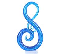 XMGZQ Vetro di Murano, Statua Ufficio, Scultura Decorativa da Interno, Soprammobile Moderno per Salotto
