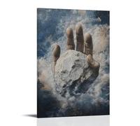 XMHMYHZJ Heaven Touches Earth Where The Stone Rolled Away, And Nothing Ever Looked The Same Wall Art Murale, decorazione moderna da appendere, poster artistico da appendere, 60 x 90 cm