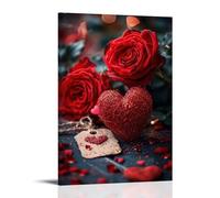 XMHMYHZJ Poster artistico da appendere con San Valentino con scritta "S Day is a person that makes you miss them", decorazione moderna, 40 x 60 cm