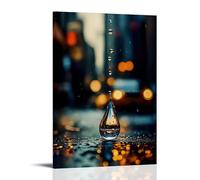 XMHMYHZJ Poster con stampa a goccia con la fotografia che cade da una persona, decorazione moderna da appendere, 20 x 30 cm