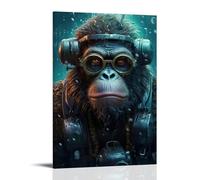 XMHMYHZJ Poster da parete con animali con scritta in inglese "Have Their Picture Taken before and after", decorazione moderna da appendere, 30 x 45 cm