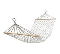 XMING Amaca Singola Spiaggia for Adulti Bambini Rete da Pesca Tipo Anti-Rollover Bastone Amaca Spiaggia Estiva Essenziale