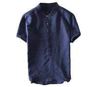 Xmiral Camicia Cool e Sottile Collo Traspirante Appeso Tinto Gradiente Estivo Uomo (M,4- Marina Militare)