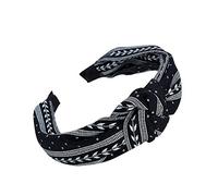 Xmiral Fasce Hair Bands Accessori Donne Carino Accessori per Capelli Donna Cerchietto per Capelli con Nodo, Fascia per Capelli, Fascia, da Donna Taglia Unica Nero
