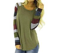 Xmiral Maglione Cotone Donna Maglioni Donna Invernali Hoodie Cappuccio Hooded Sweat Sportiva Camicetta Maglie a Manica Lunga Poncho Impermeabile Poncho Coprispalle (XL,5- Cachi)