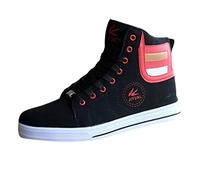 Xmiral Sneakers da Uomo Scarpe Sportive Casual Outdoor Scarpe Sneakers Alte Sportive Scarpe Casual di Tendenza Alte per Aiutare Il Fashion Board Business 40 Nero