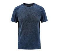 Xmiral T-Shirt Uomo,Tee,Maglietta Uomo Sportivo Uomo T-Shirt Basic T-Shirt Uomo Custom Fit XXXXXXXXL Blu Scuro