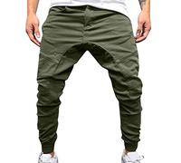 Xmiral Tuta Casual con Tasche con Cerniera Pantaloni Pantaloni da Uomo Pantaloni Pantaloni Sportivi da Uomo Pantaloni Pesistica