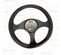 XMIX COPRIVOLANTE UNIVERSALE AUTO 37-39 CM NERO PER VOLKSWAGEN PASSAT GOLF POLO