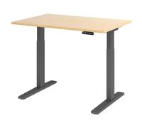 XMKA 12 G | Scrivania 120x80 regolabile in altezza elettrico Acero