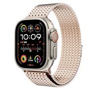 XMKT Cinturino con chiusura magnetica in acciaio inossidabile con passante a rete per Apple Watch BAND Ultra 2 Serie 49MM 10/9/8/7/6/SE/5/4/3/2 38/40/41MM 42/44/45/49mm S10 42MM 46MM Orologio Cinghia(