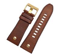 XMKT Cinturino da 28 mm in vera pelle Diesel cinturino per orologio da polso DZ7193 DZ7214 DZ7311 DZ7312 DZ7313, 26mm, Agata