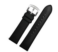 XMKT Per Huawei Watch2 Pro Magic Classic Sport Watchband 22mm Genuine in pelle vera cinghie di rilascio rapido(Black silver clasp)