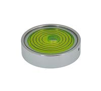 XMLEI Livella a bolla orizzontale universale in metallo, livella orizzontale a bolla di bilanciamento orizzontale rotonda (40 mm)