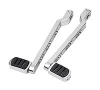 XMMT 9.84" Cromo Extended Anteriore Tacco Posteriore Toe Leva di Cambio Pedali Freno w/Shift Peg per Harley Softail Fat boy Touring Road Glide Street Glide Road King Glide Trikes