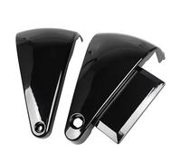 XMMT ABS Sinistra & Destra Coperchi Carena Della Batteria Pannello Lato Copertura Del Serbatoio Dell'Olio Per Kawasaki Vulcan 800 400 VN800 VN400 Classic 1995-2006, Nero Lucido