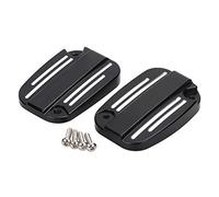 XMMT Coppia Alluminio Nero Freno Frizione Cilindro Maestro Copertura per Harley Touring Electra Street Glide Road King & Tri Glide Ultra Classic