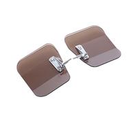 XMMT Motociclo Supporto per specchietto per parabrezza con deflettore dell'ala dell'aria della protezione della mano Per H-onda Goldwing GL1800 2001-2016 e F6B 2013-2016, Fumo