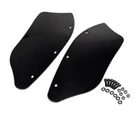 XMMT Parabrezza Batwing Fairing Air Deflectors Anteriore per Harley Road King 2004-2007, Dyna 2007-2008, Heritage Softail 1986 1993, Fat Boy 2005, Nero