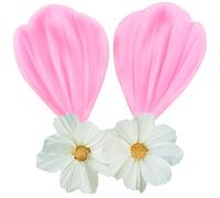 XMOLDNMS Stampi in silicone con petali di margherita Stampo per fondente con vene di margherite per torta di zucchero, decorazione cupcake, cioccolato, pasta di fiori, caramelle, argilla polimerica