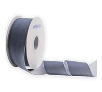XMRIBBON Nastro di velluto blu polveroso su un lato, 5,1 cm x 9,1 m bobina