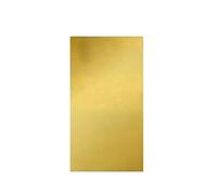 XMRISE Ottone Lastre Piastre Cuscinetti Spessore H62 Materie Prime Ad Alta Purezza Modello in Metallo Lavorante 200mmx300mm,THK1mm