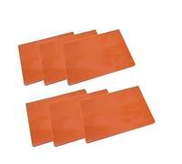 XMRISE Red Bakelite Resina fenolica Lastre Piastre Pannelli Schede PCB 100mm x 150mm x 3mm 6 pz