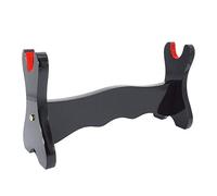 XMRISE Spada del Basamento della Katana Samurai Sword Staffa Katana Display Stand Velvet Slot Nero Laccato,1Tier