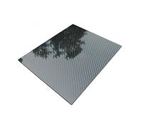 XMRISE Strato di Fibra di Carbonio 3K Pannello a Piastre 100% Pannello Pannello Rigido Twill Twill Twill Superficie Lucida per Drone RC Quadcopter di Alta qualità,150mm x 200mm x 2mm