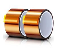 XMSCN 2 rotoli di nastro adesivo per alte temperature, 50 mm x 50 m, nastro adesivo per stampa sublimazione a caldo, nastro per trasferimento termico senza residui. (5cmx50m, 2 pezzi)