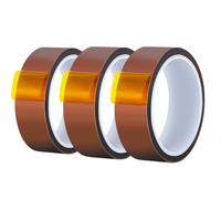 XMSCN 3 rotoli di nastro adesivo per alte temperature, 30 mm x 50 m, nastro adesivo per stampa sublimazione a caldo, nastro per trasferimento termico senza residui. (3cmx50m, 3 pezzi)