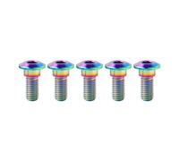 XMSJ Vite for disco freno for moto Bulloni for rotore freno a disco Fissaggio M8*20 25 30mm for fissaggio disco ruota flottante(Rainbow,5pcs M8x20mm)