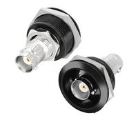 XMSJSIY BNC connettore adattatore BNC femmina a femmina pannello accoppiatore filo fissaggio feed through connettore BNC Monitor Modulo SDI Video Presa coassiale per telecamera di sicurezza CCTV - 2