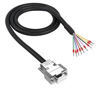 XMSJSIY Cavo adattatore connettore DB9, sostituzione del cavo di prolunga porta seriale D-SUB 9 pin RS232 con filo nudo 22AWG -1M (Femmina)