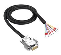 XMSJSIY Cavo adattatore connettore DB9, sostituzione del cavo di prolunga porta seriale D-SUB 9 pin RS232 con filo nudo 22AWG -1M (Maschio)