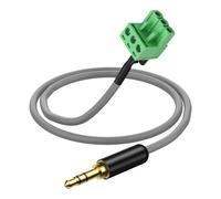 XMSJSIY Cavo audio da 3,5 mm a connettore terminale Phoenix, da maschio TRS da 1/8" a 3 pin, passo 5,08 mm/0,2 pollici, connettore femmina Phoenix stereo, senza saldatura, con blocco a vite, 50 cm