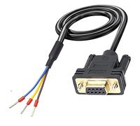 XMSJSIY Connettore DB9 Cavo porta seriale RS232 Adattatori DB9 senza saldatura 9-Pin COM Port Breakout Cavo di ricambio Ordine: 235 (femmina) -1,5 m