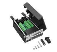 XMSJSIY DB26 Adattatore connettore breakout senza saldatura RS232 D-SUB 26 pin seriale a morsettiera PCB scheda modulo per connessioni di cablaggio fai da te -1 PCS (DB26 femmina)