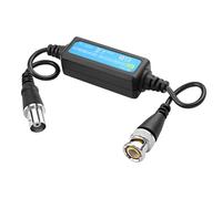 XMSJSIY Filtro video BNC HD-TVI CVI AHD CVBS Coassiale Video Ground Loop Isolator Balun BNC maschio a femmina Filtro audio rumore telecamera di sicurezza Sistema stereo domestico per telecamera CCTV