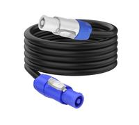 XMSJSIY PowerCon cavo di alimentazione 14 AWG 3 pin AC PowerCon ingresso per uscita cavo di prolunga di potenza cavo cavo per schermo LED, luce fasciata, corrente di palcoscenico, apparecchiature