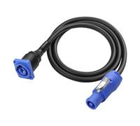 XMSJSIY Powercon cavo maschio a 3 pin AC Powercon maschio a femmina Powercon D tipo pannello di alimentazione prolunga Quick Lock Aviation maschio a femmina adattatore