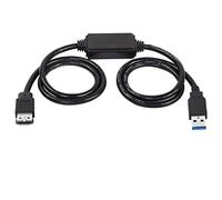 XMSJSIY USB a eSATA cavo adattatore 5Gbps USB 3.0 a alimentazione eSATA cavo convertitore 5V per HDD/SSD/ODD PC portatile -1M / 3.28FT