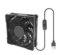 XMSJSIY Ventilatore di raffreddamento USB Powered Fan 1800 RPM Radiatore PC Case Fan 120 mm 5 V con interruttore ON/OFF per router modem ricevitore DVR PlayStation TV Box - 1 PC