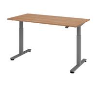 XMST 16 G | Scrivania 160x80 regolabile in altezza elettrico Noce