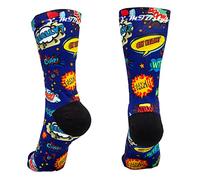 XMTBSTYLE - Calze Uomo Divertenti - Calze Running Uomo - Calze Sport Donna - Calze Crossfit - Calze Ciclismo - Calze Padel - Design Traspirante 42-45 COMIC